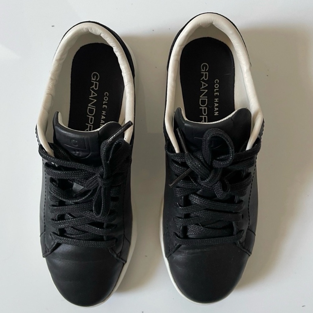 Cole Haan Black and White GrandPro Sneakers